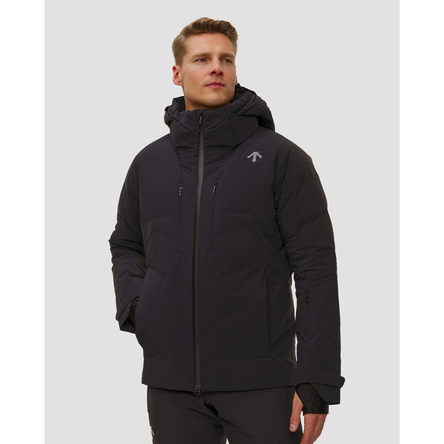Kurtka Narciarska Męska Descente Hybrid Down Jacket Czarna