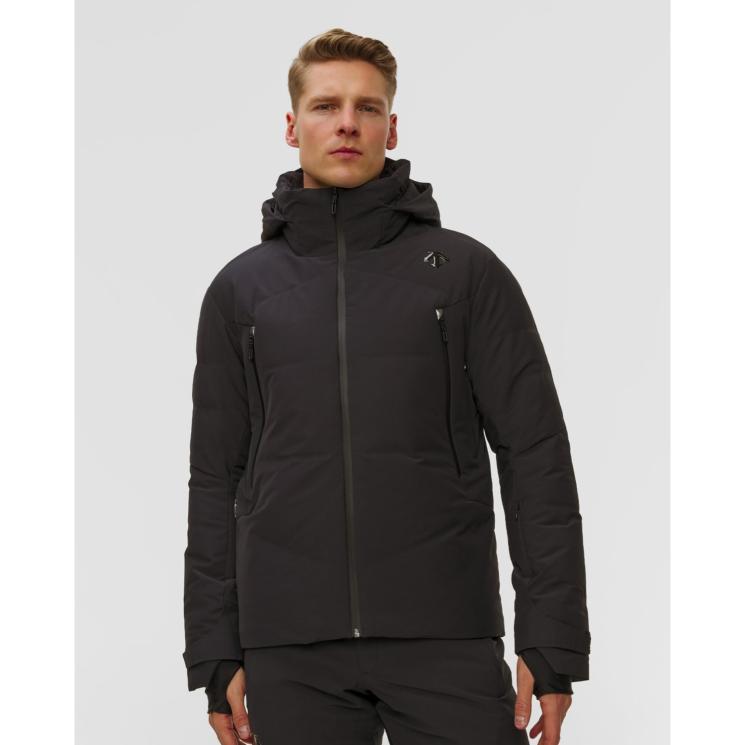 Kurtka Narciarska Męska Descente Hybrid Down Jacket Czarna