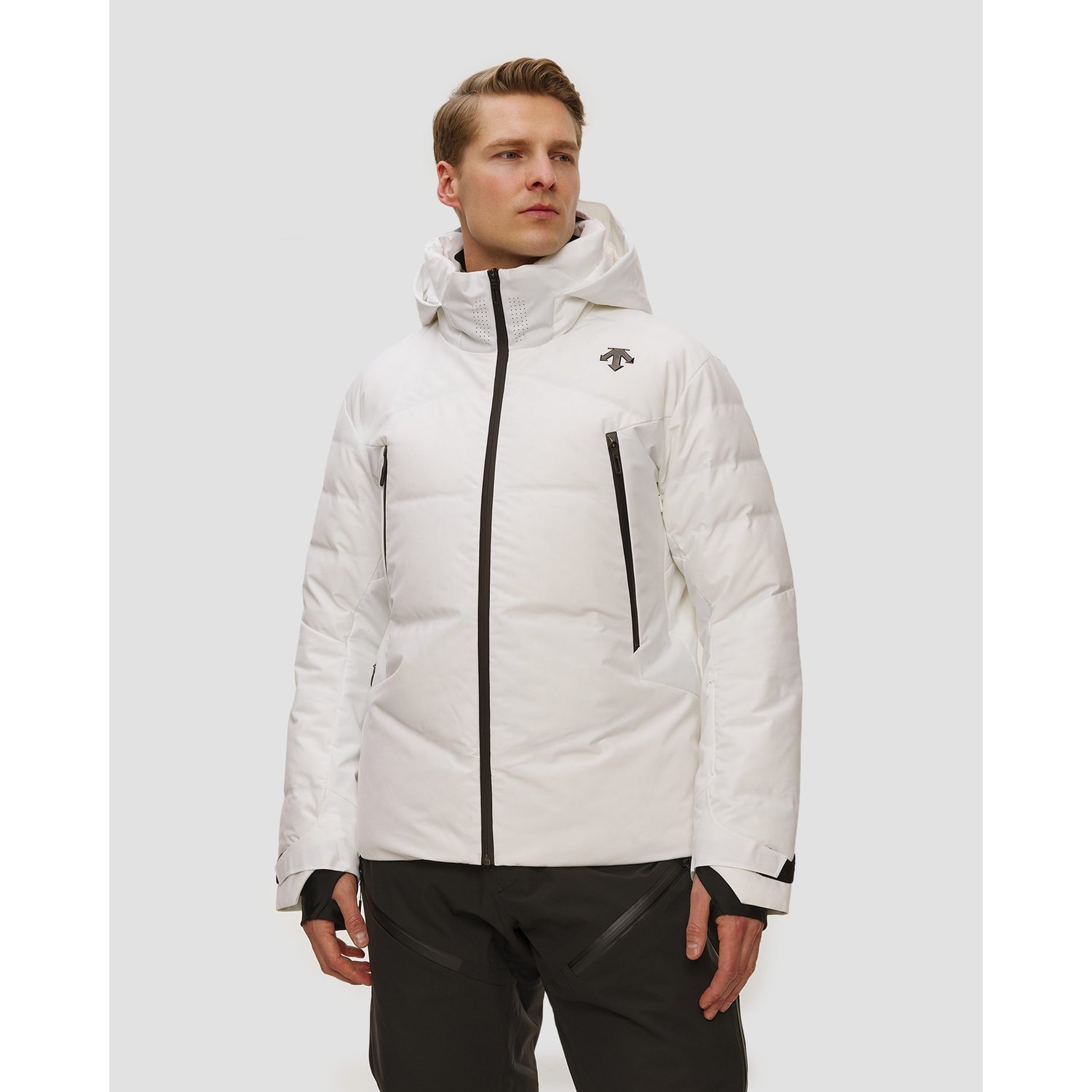 Kurtka Narciarska Męska Descente Hybrid Down Jacket Biała