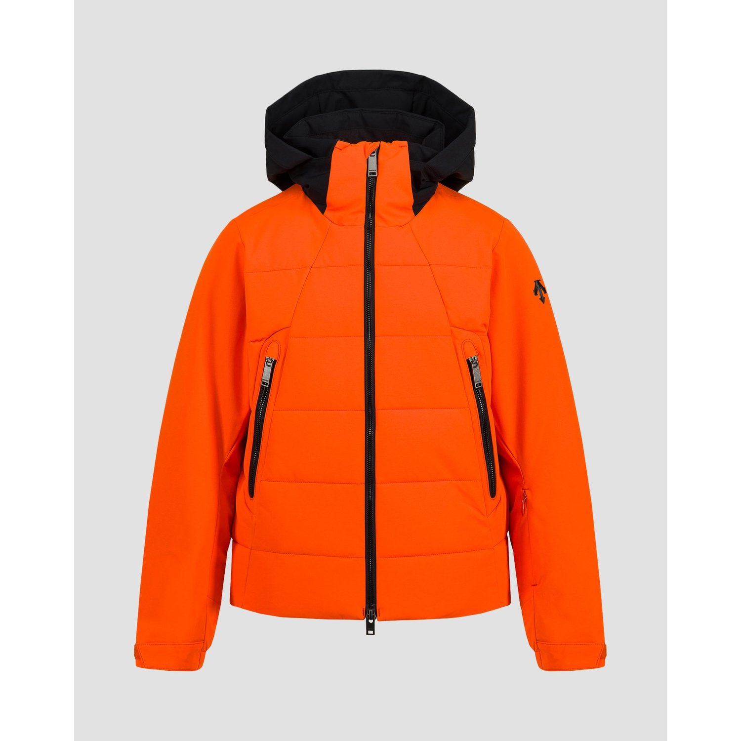 Kurtka Narciarska Dziecięca Descente Jr Puff Jacket Pomarańczowa