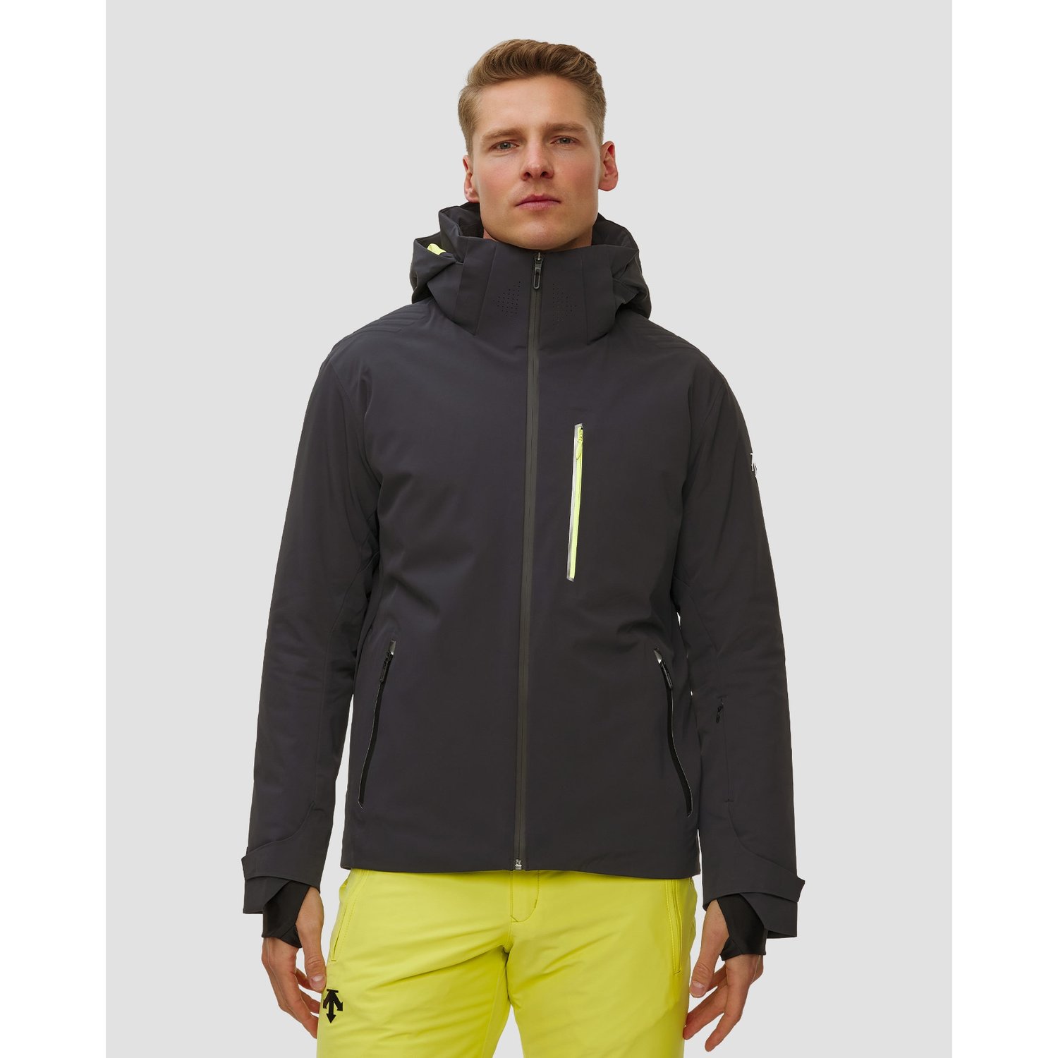 Kurtka Narciarska Męska Descente Caden Czarna