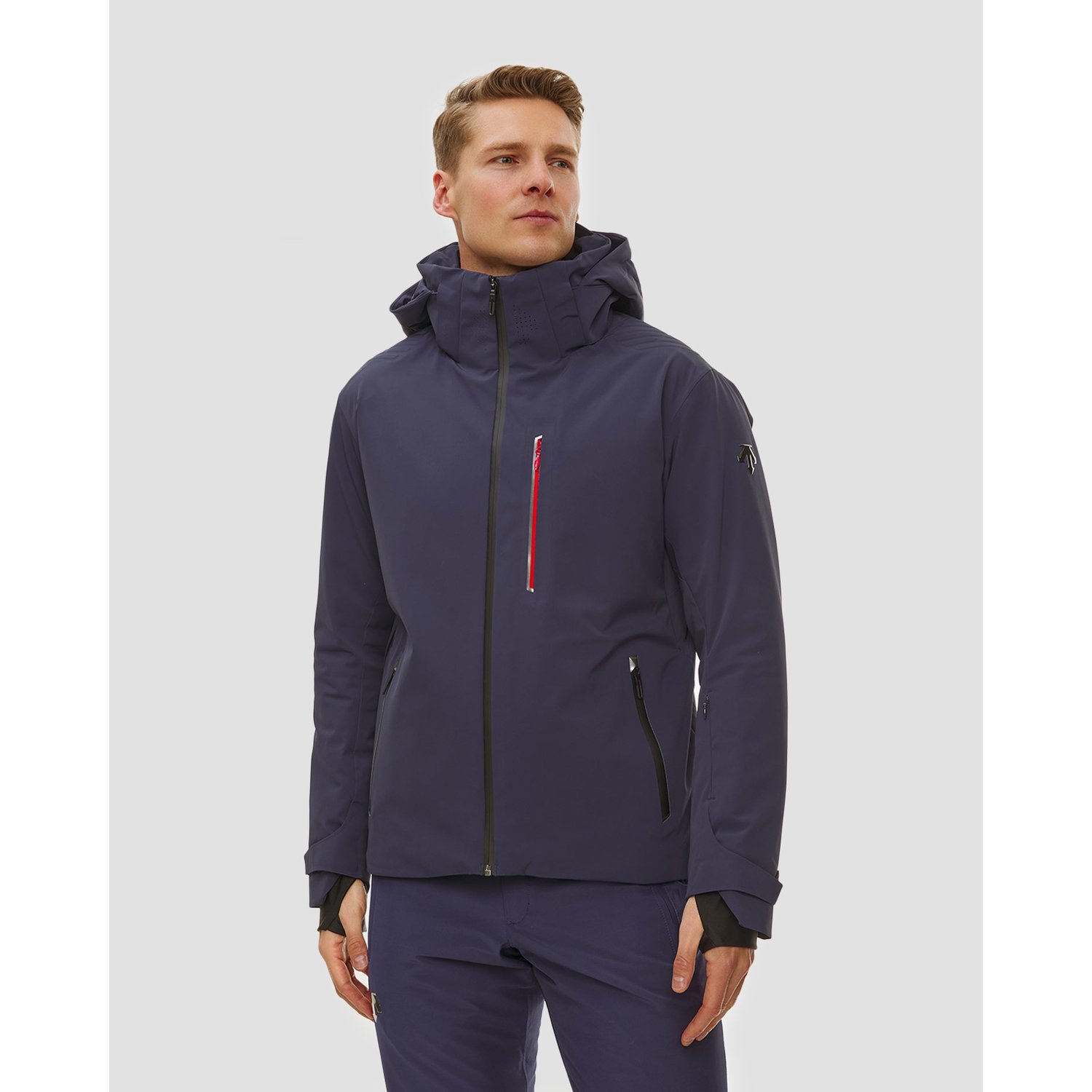 Kurtka Narciarska Męska Descente Caden Granatowa