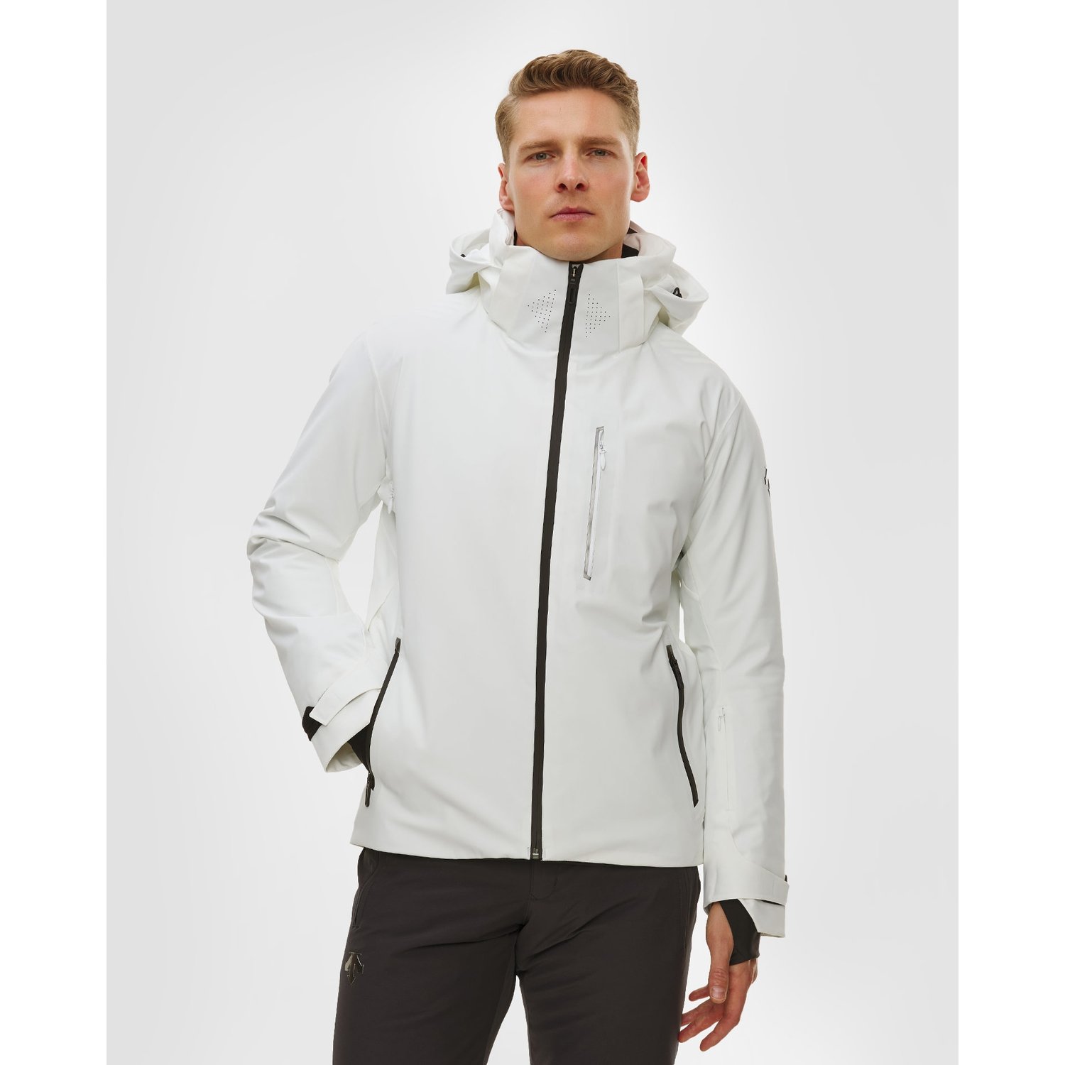 Kurtka Narciarska Męska Descente Caden Czerwona