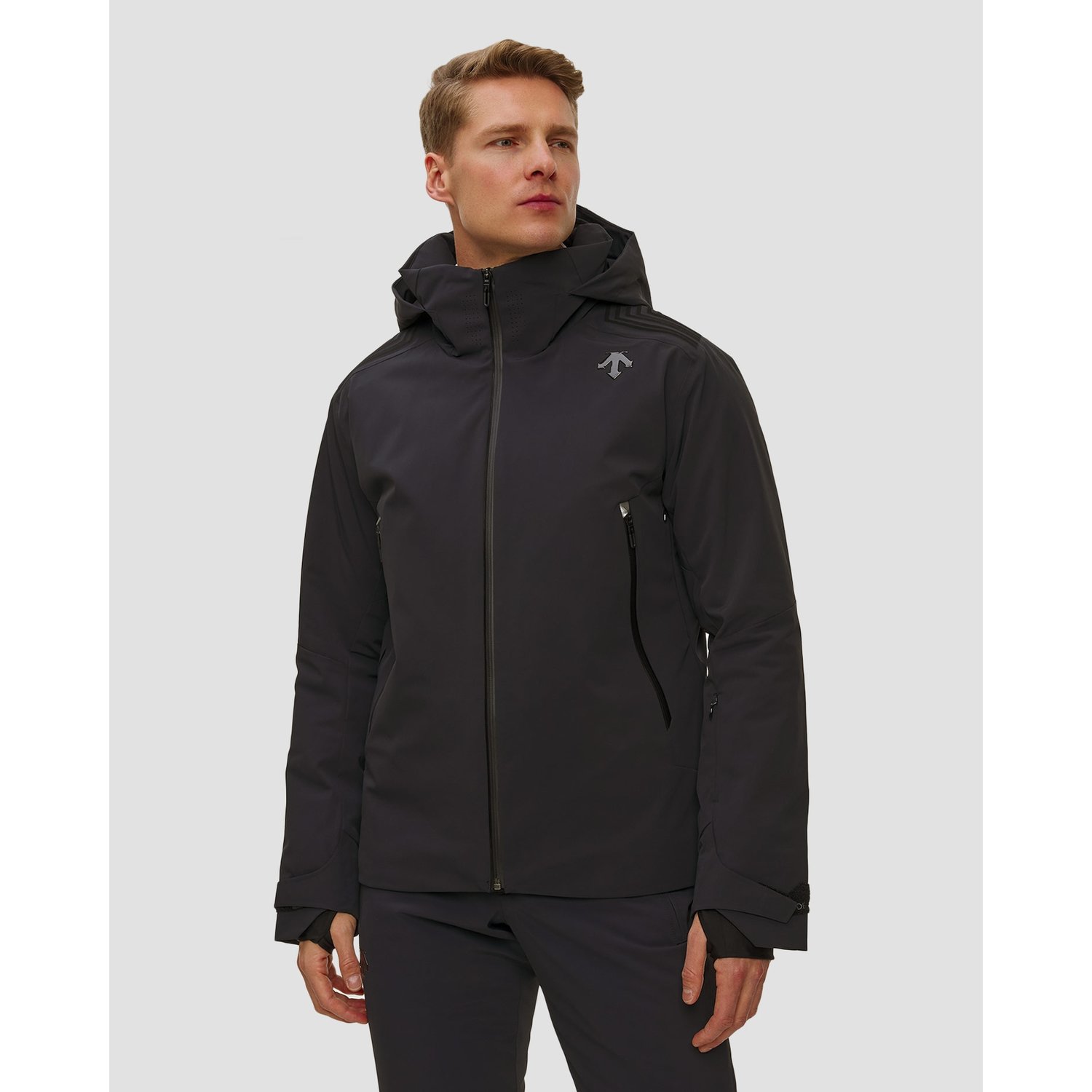 Kurtka Narciarska Męska Descente Finder Czarna