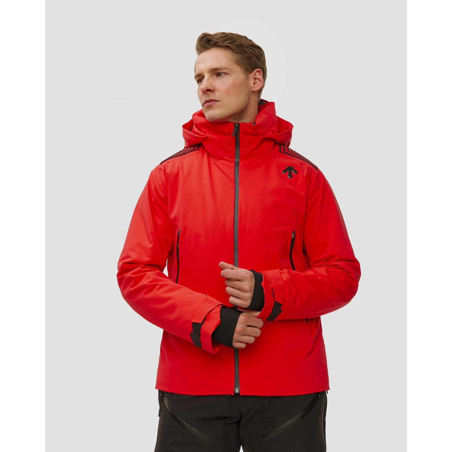 Kurtka Narciarska Męska Descente Finder Czerwony