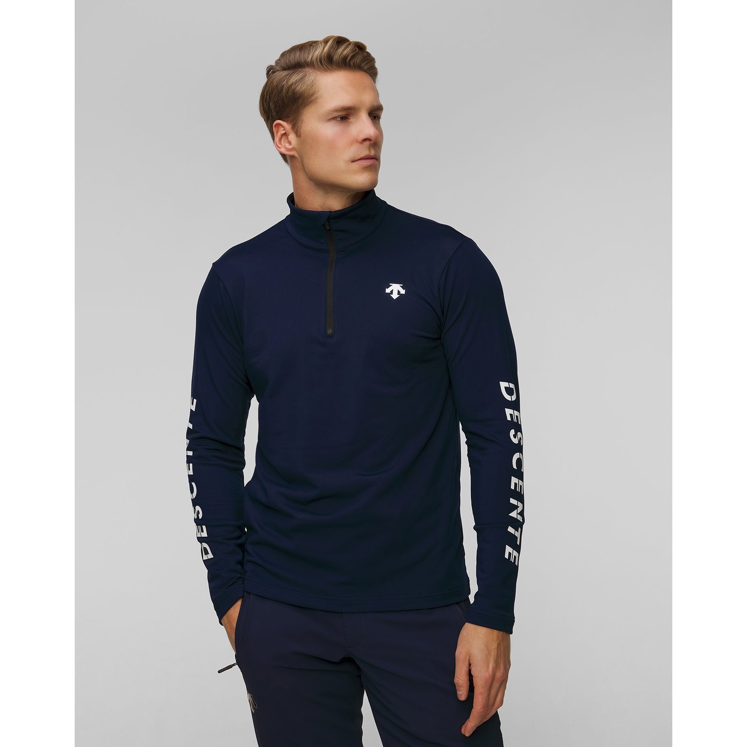 Golf Na Zamek Męski Descente Sleeve Logo
