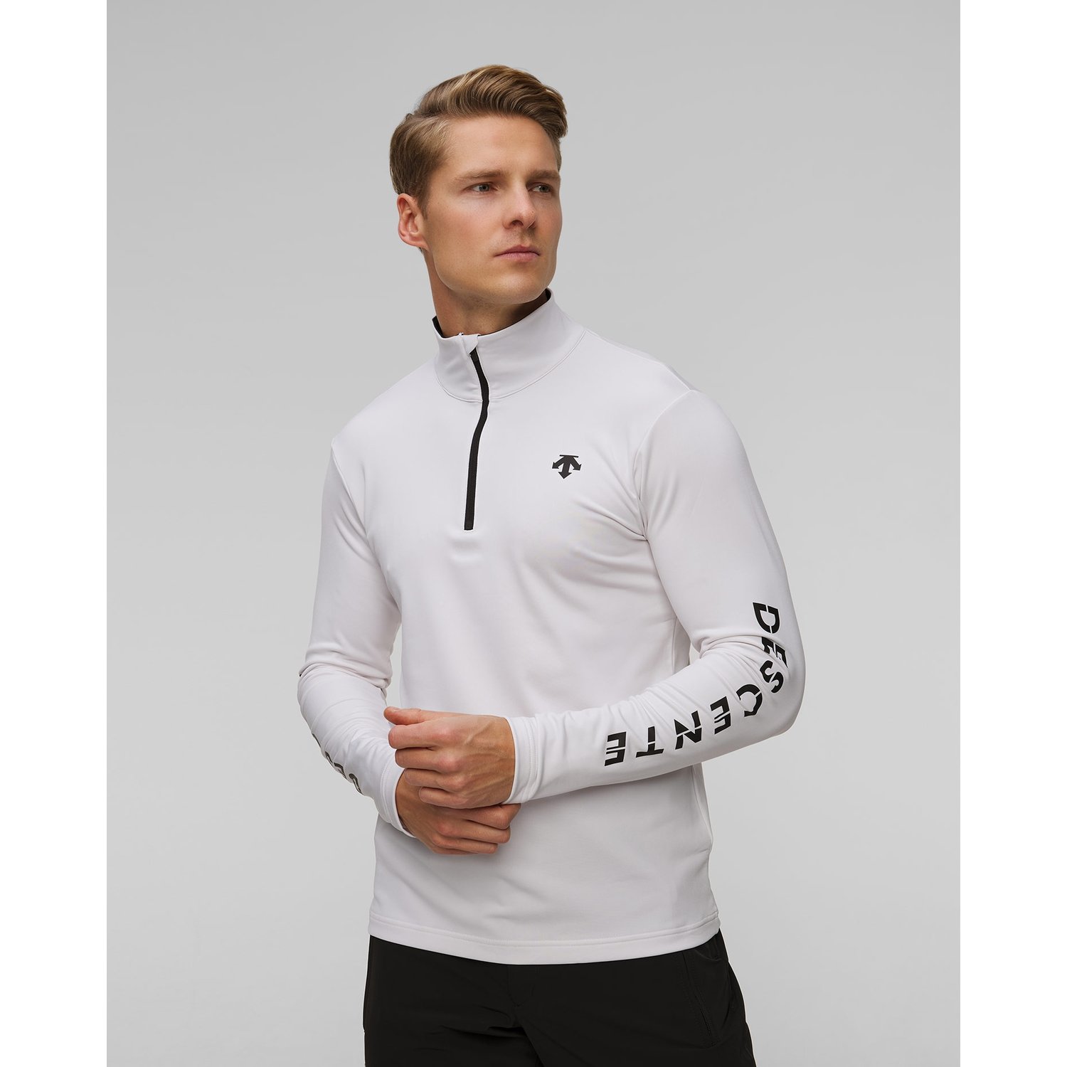 Golf Na Zamek Męski Descente Sleeve Logo