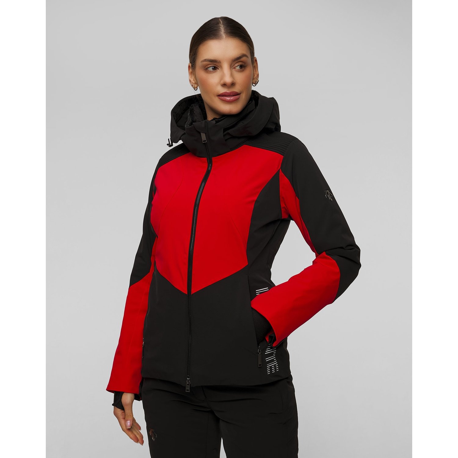 Kurtka Narciarska Damska Descente Shoulder Shirring