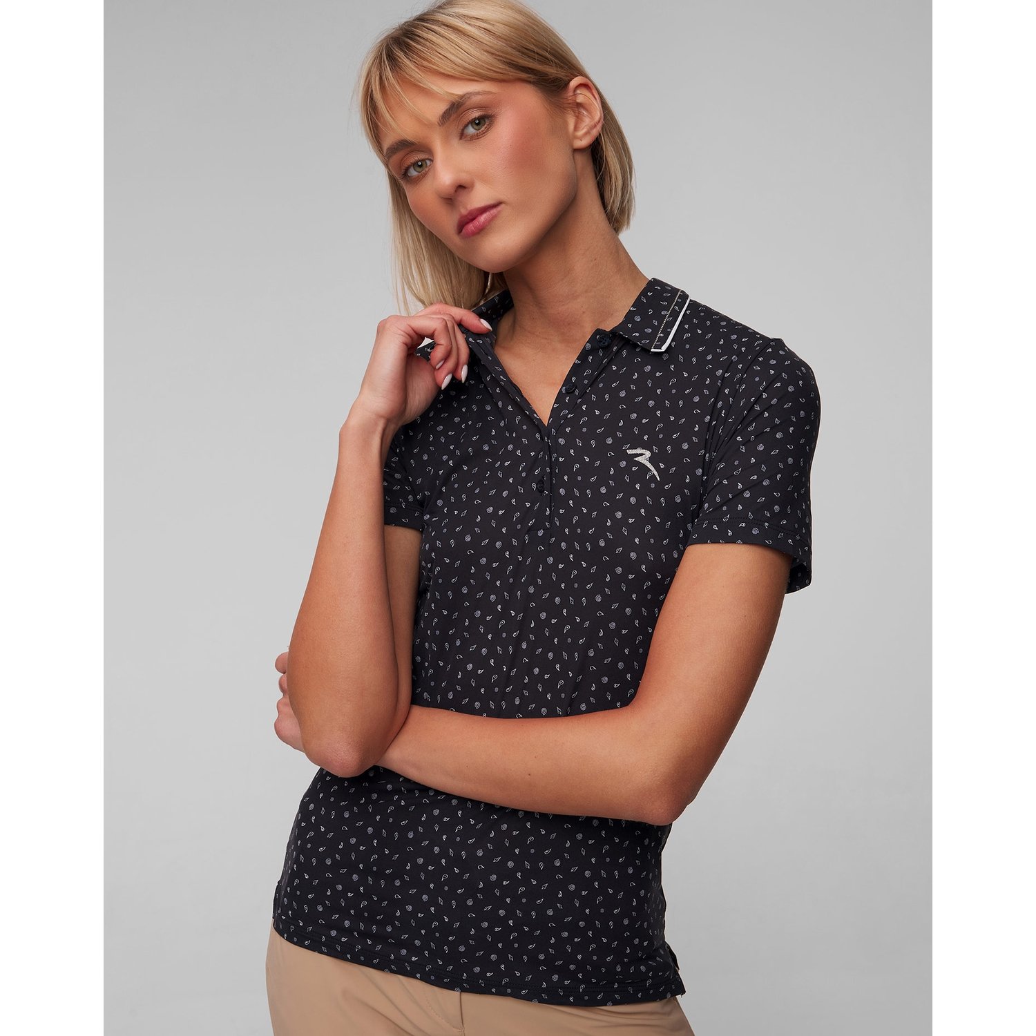 Polo damskie Chervo Allprint