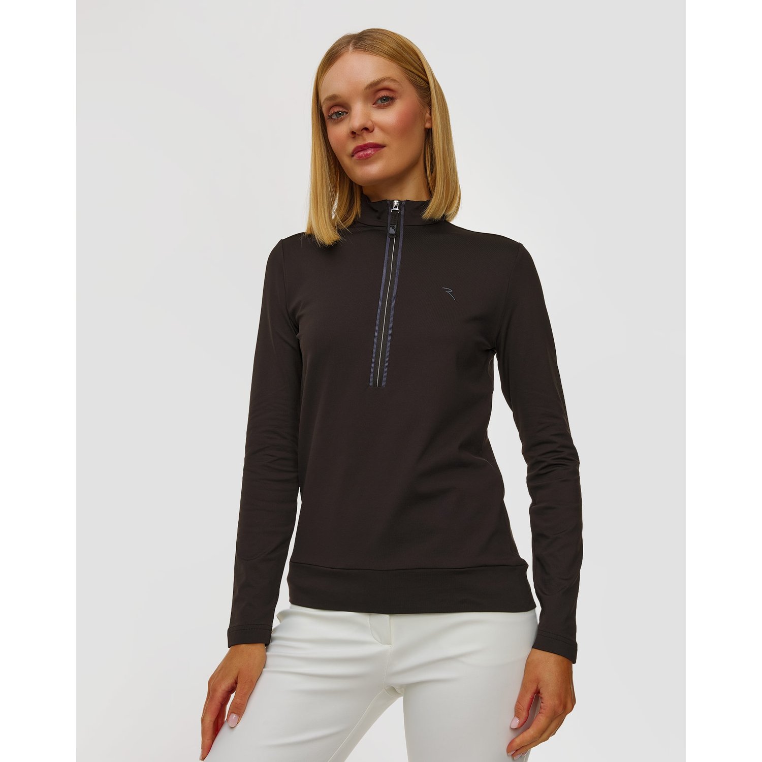Czarny Golf Damski Chervo Trapezista