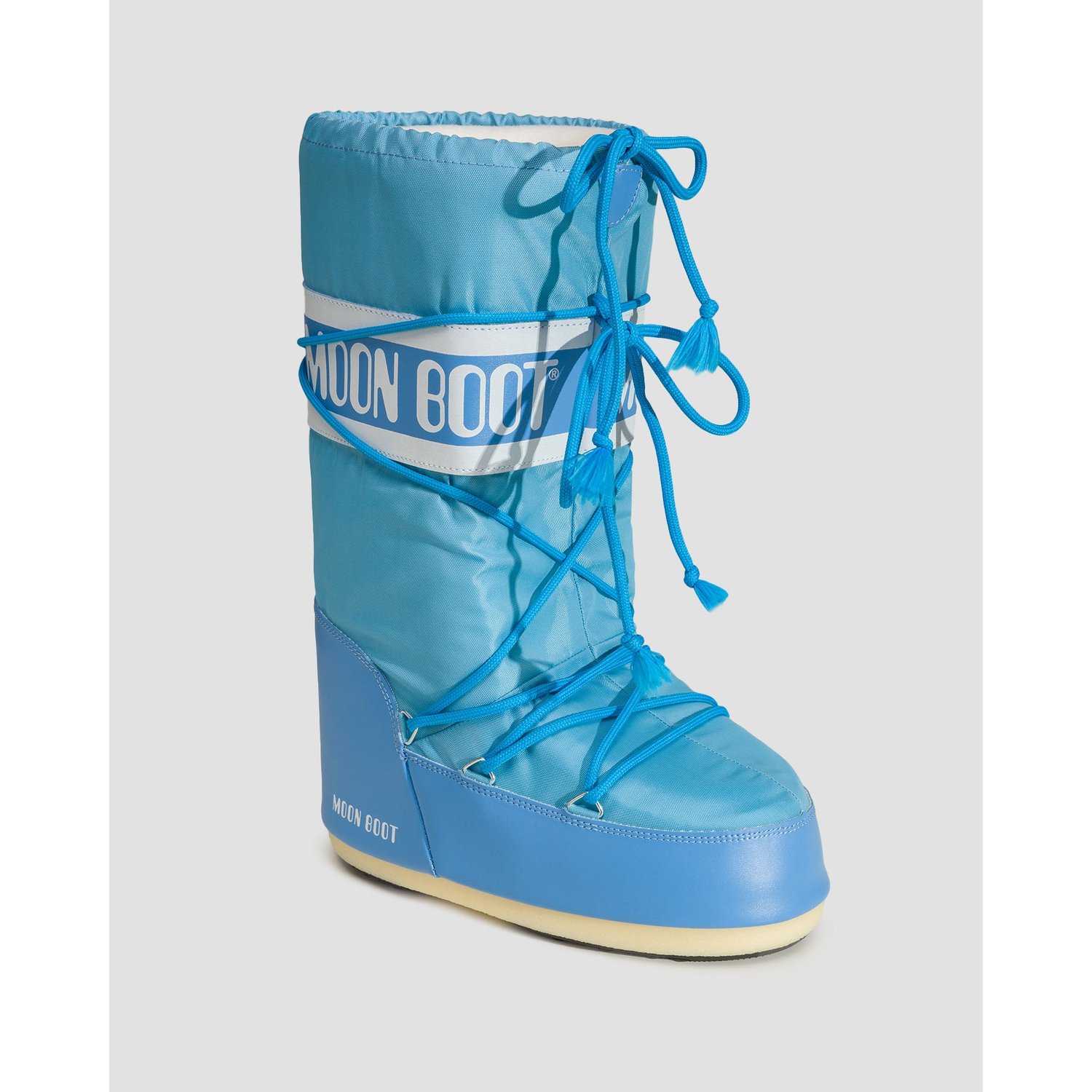 Śniegowce Damskie Moon Boot Icon Nylon Niebieskie