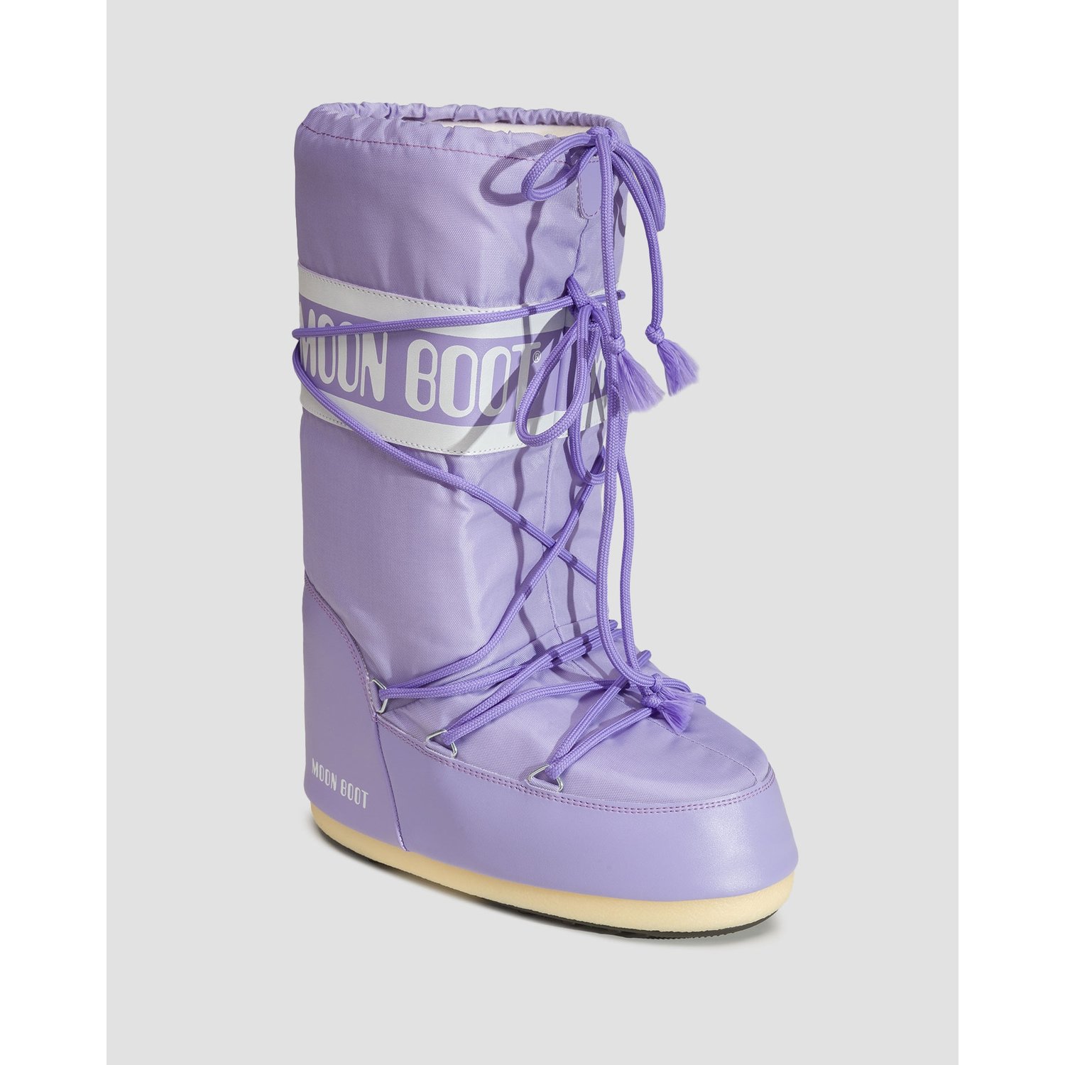 Śniegowce Damskie Moon Boot Icon Nylon Fioletowe