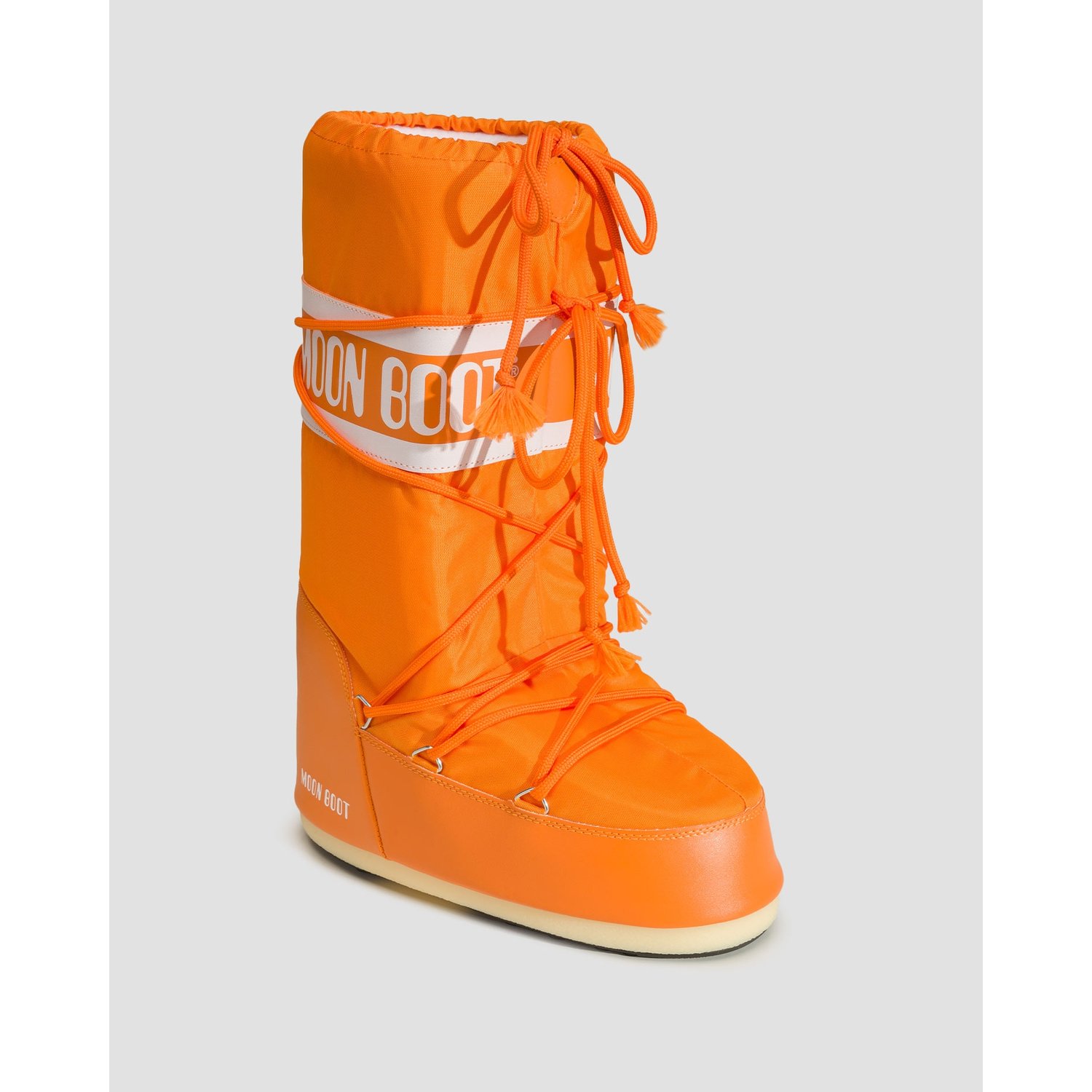 Śniegowce Damskie Moon Boot Icon Nylon Pomarańczowe