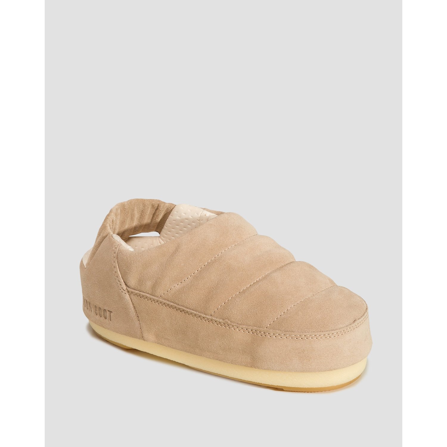 Sandały Zamszowe Damskie Moon Boot Sandal Band Suede Beżowe