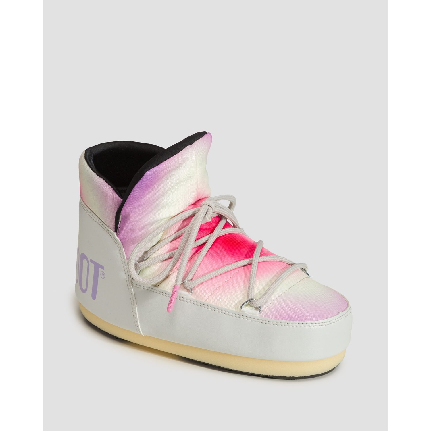 Śniegowce Damskie Moon Boot Pumps Tie Dye Szare