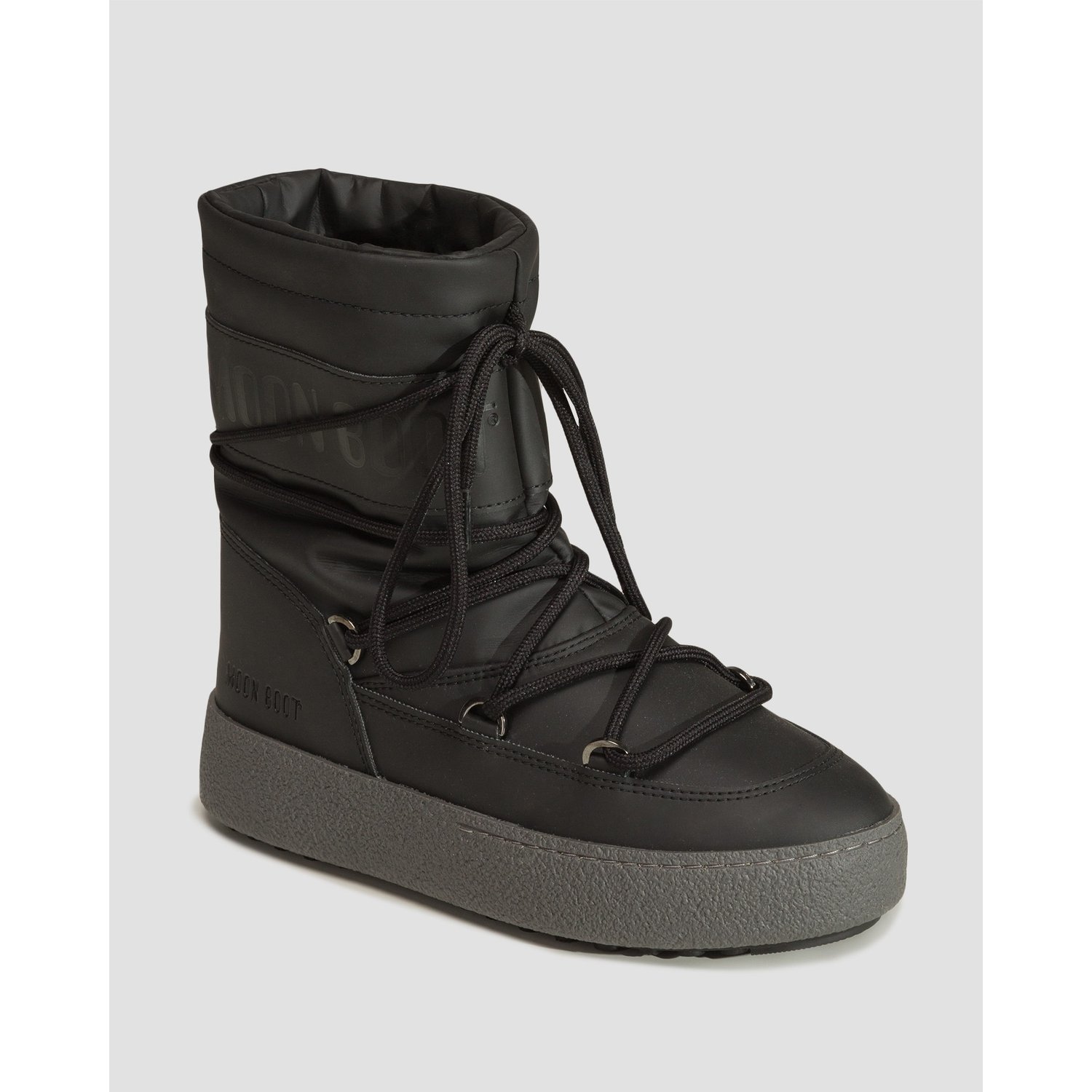 Buty Zimowe Męskie Moon Boot Mtrack Tube Rubber Czarne