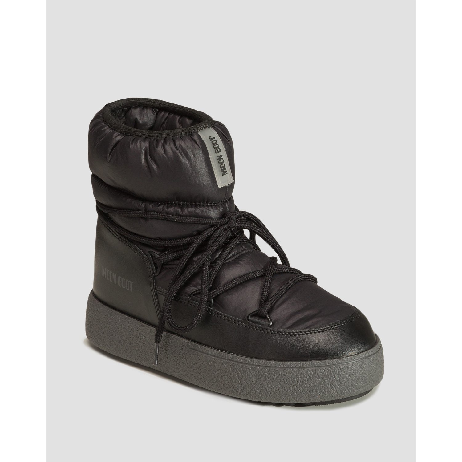 Buty Zimowe Męskie Moon Boot Mtrack Low Nylon Wp Czarne