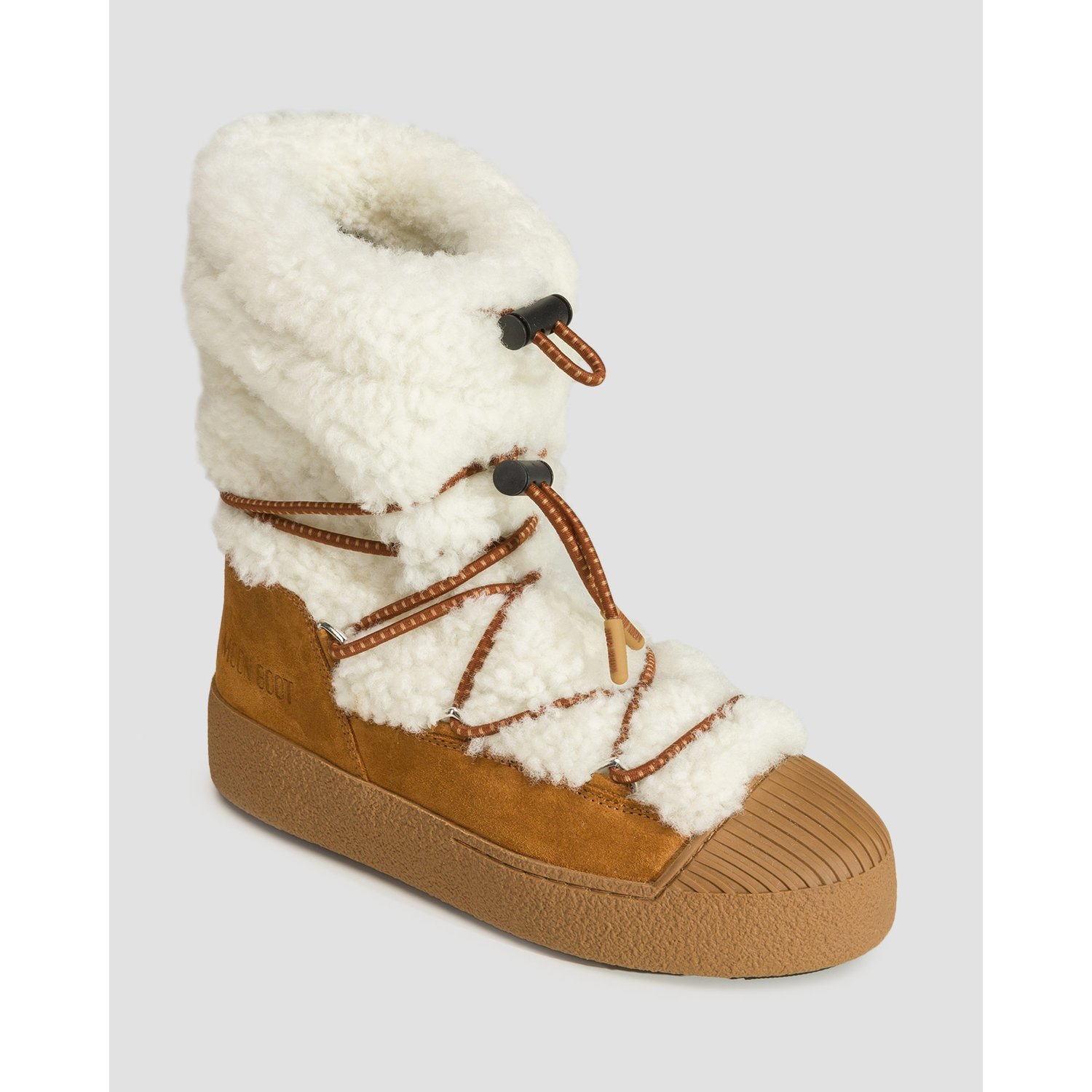 Buty Zimowe Skórzane Damskie Moon Boot Resort Ltrack Polar Shearling