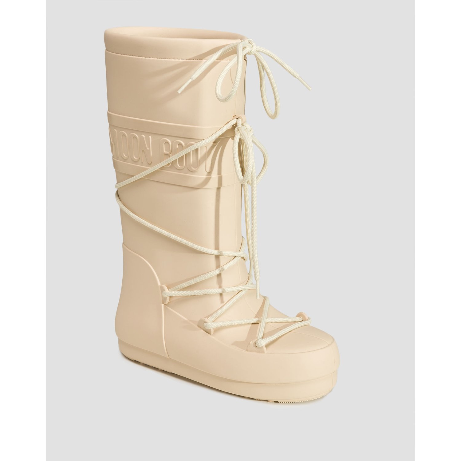 Kalosze Damskie Moon Boot Rain Boots High Beżowe