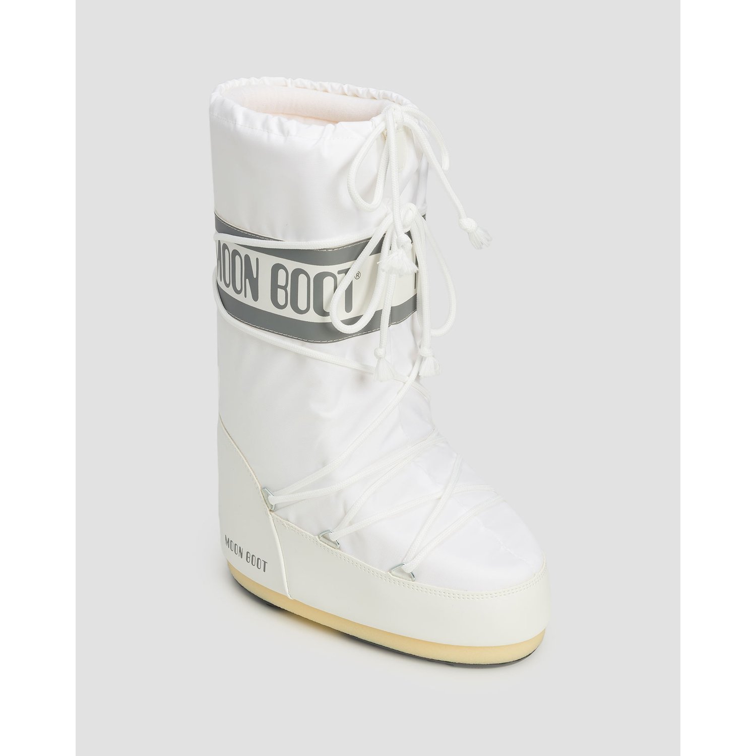 Białe śniegowce Moon Boot Icon Nylon