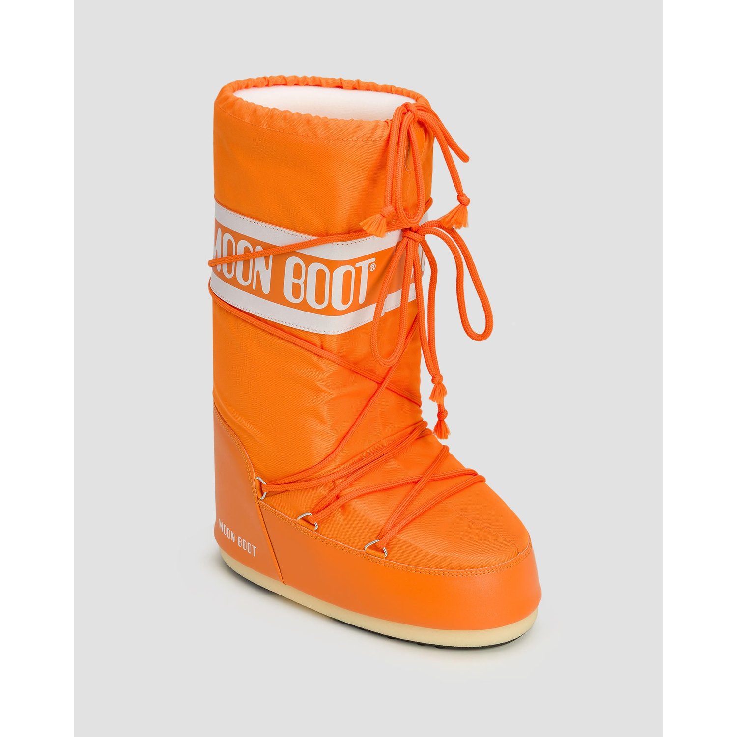 Pomarańczowe śniegowce Moon Boot Icon Nylon