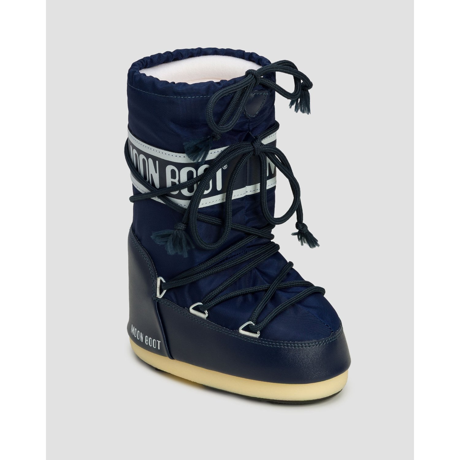 Granatowe śniegowce Moon Boot Icon Nylon