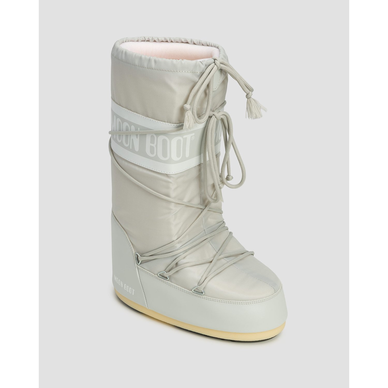 Szare śniegowce Moon Boot Icon Nylon