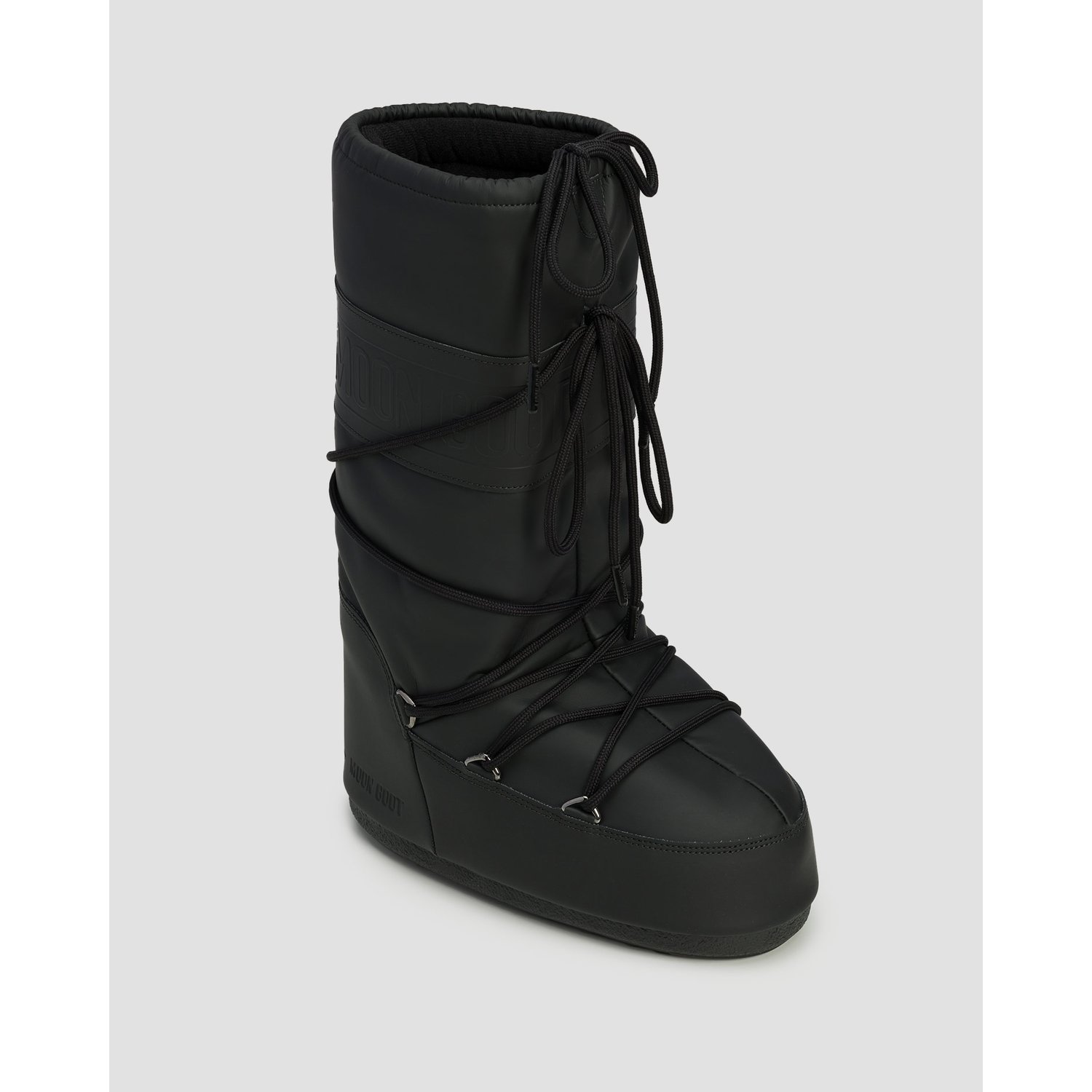 Czarne śniegowce Damskie Moon Boot Icon Rubber
