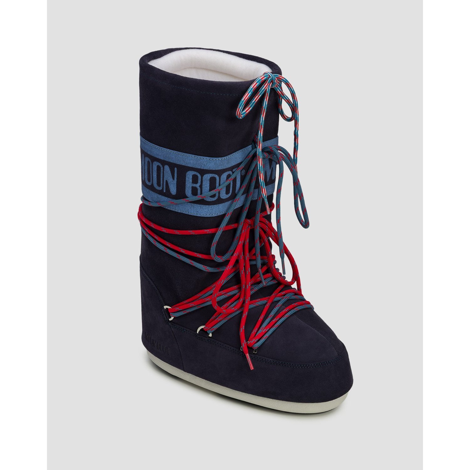 Zamszowe Buty Zimowe Moon Boot Icon Suede Laces