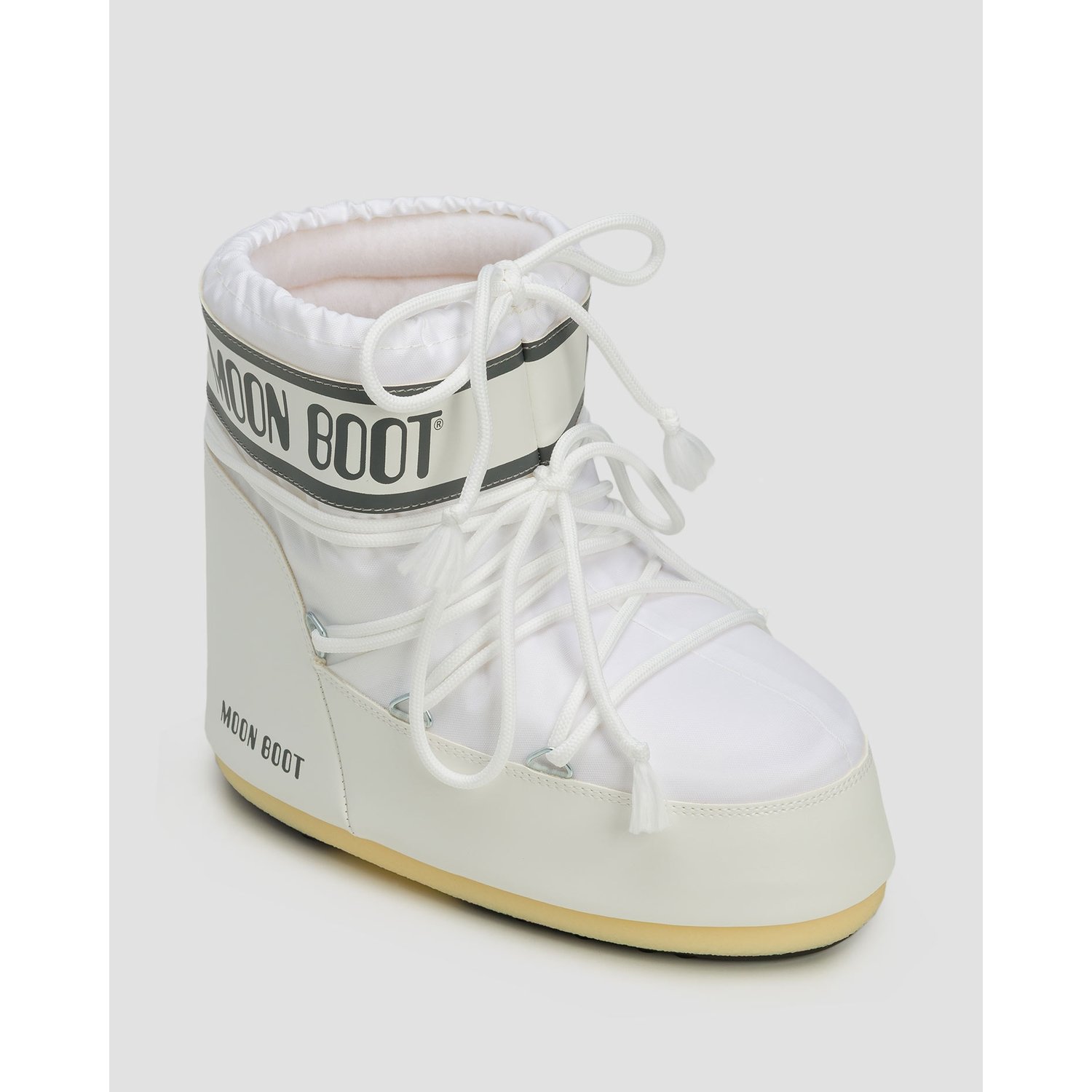 Białe śniegowce Moon Boot Icon Low Nylon