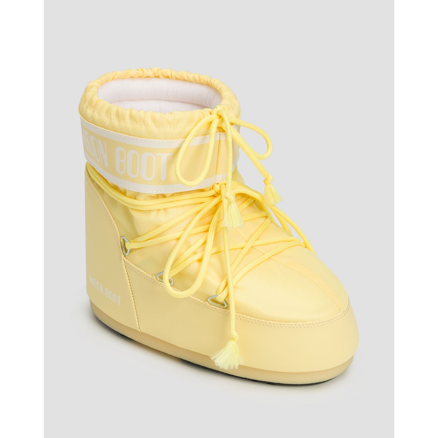 Żółte śniegowce Moon Boot Icon Low Nylon