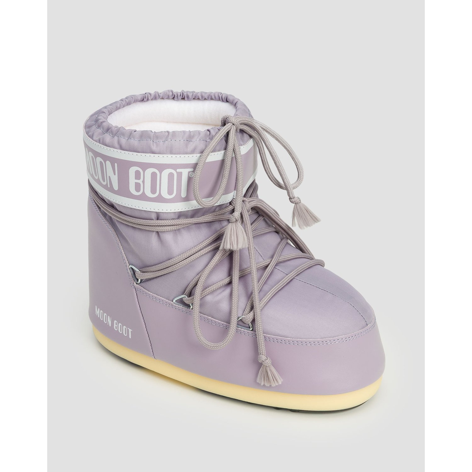 Fioletowe śniegowce Moon Boot Icon Low Nylon