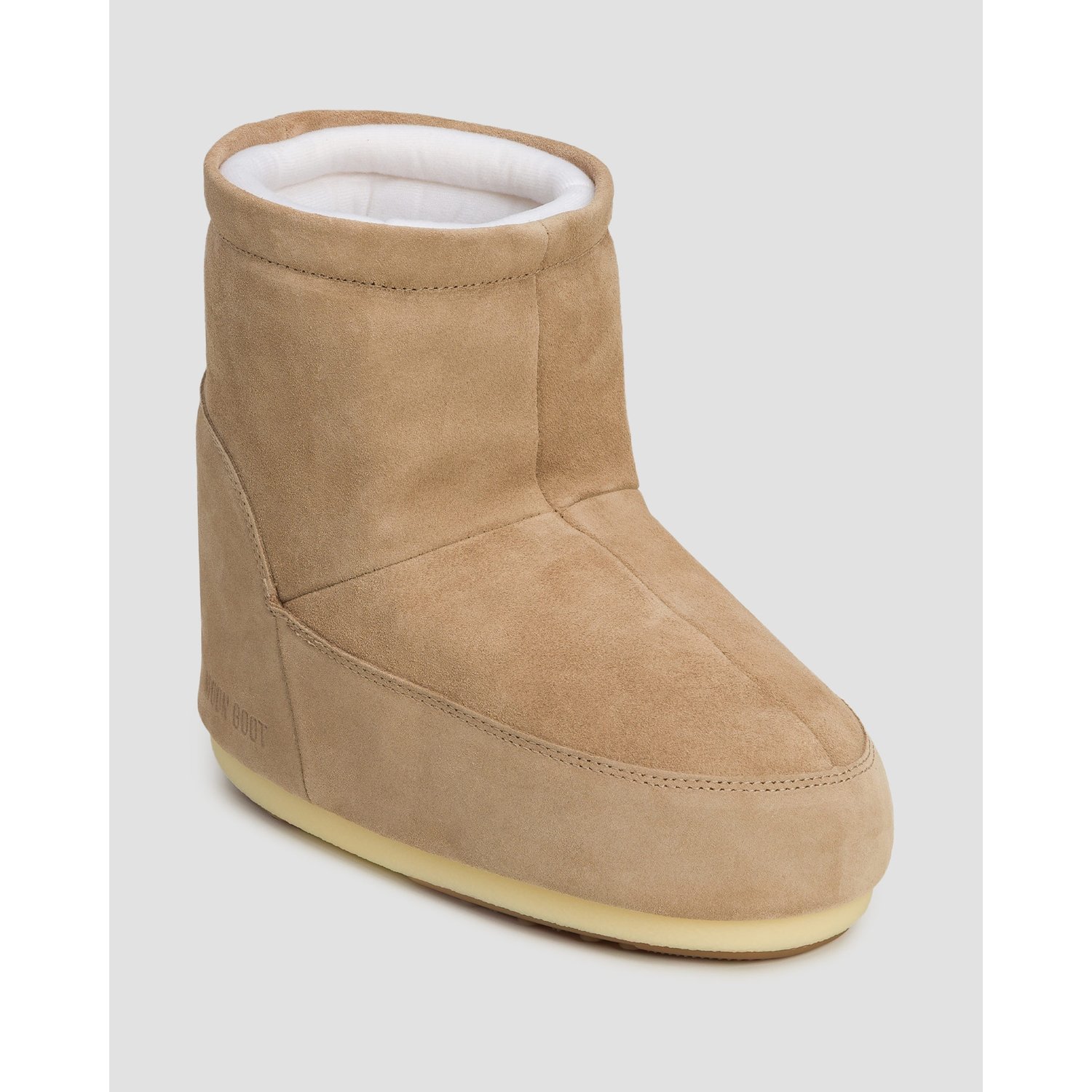 Zamszowe Buty Zimowe Damskie Moon Boot Icon Low Nolace Suede