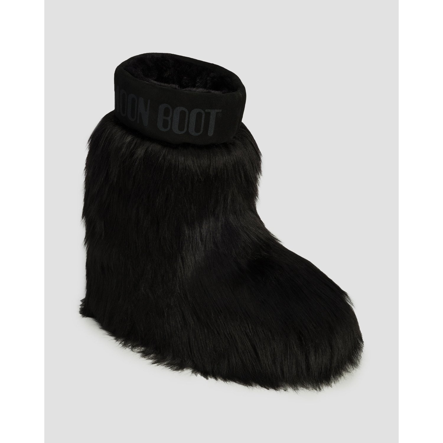 Czarne śniegowce Futrzane Moon Boot Resort Icon Yeti Mid