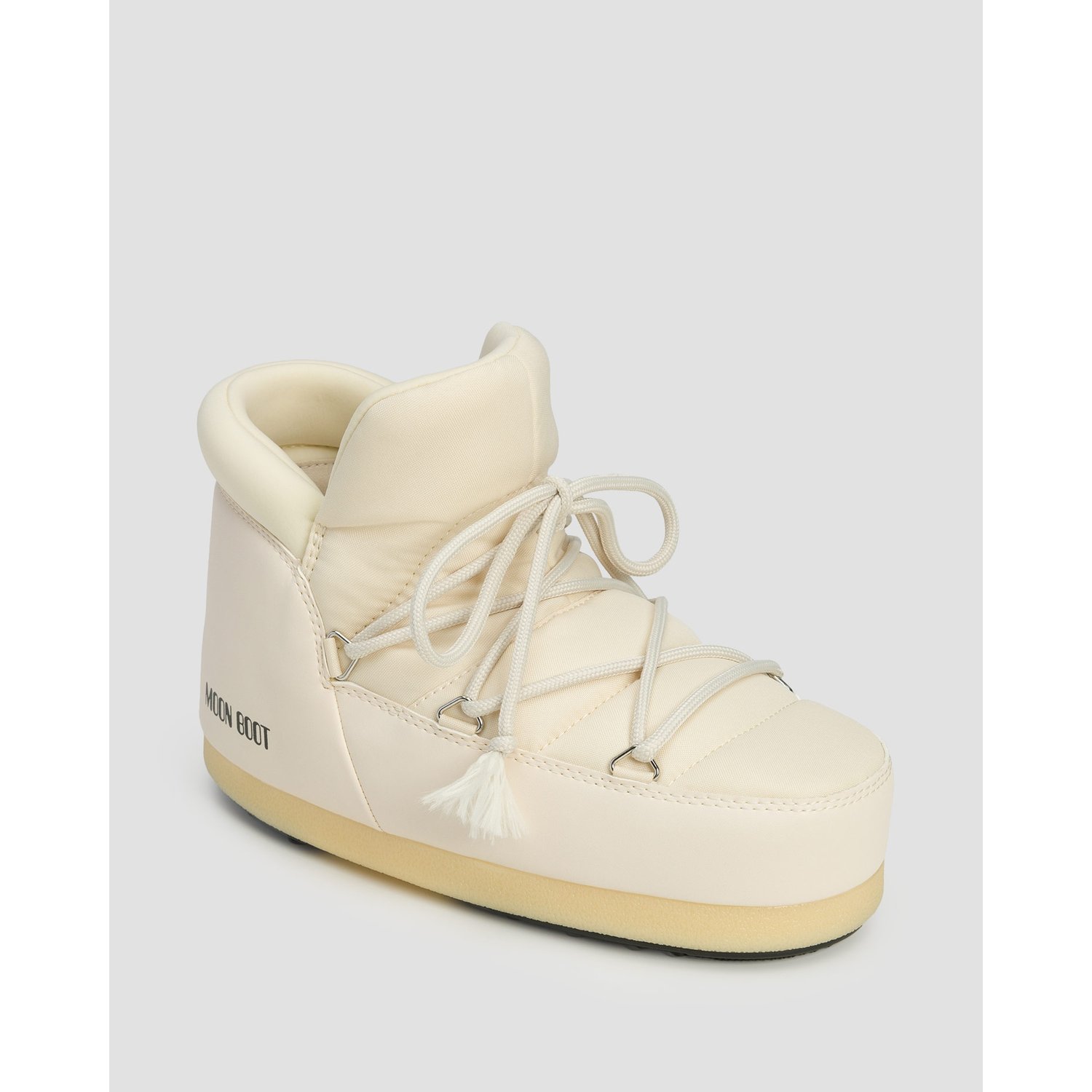 Beżowe śniegowce Moon Boot Evx Pumps Nylon