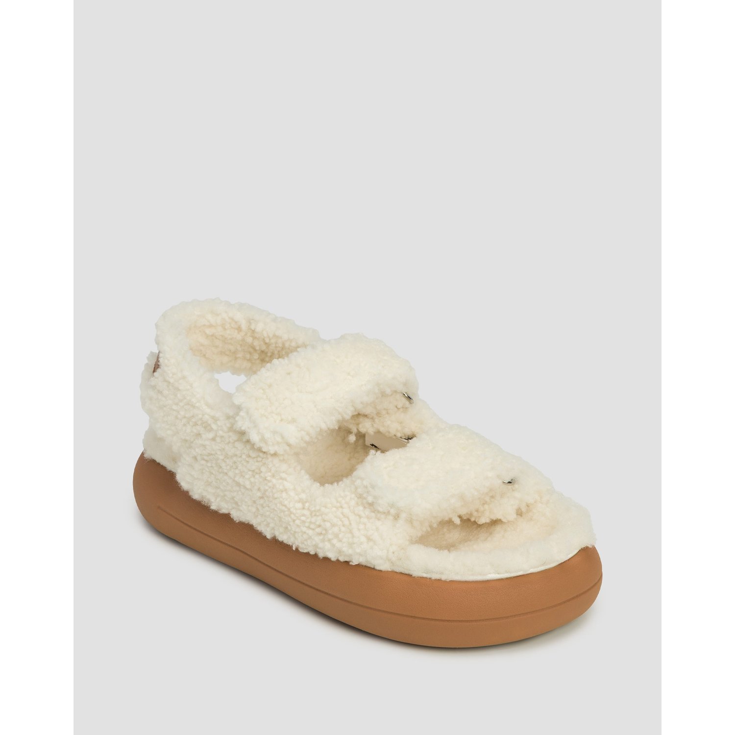 Sandały Z Wełny Owczej Damskie Moon Boot Shearling Sandal