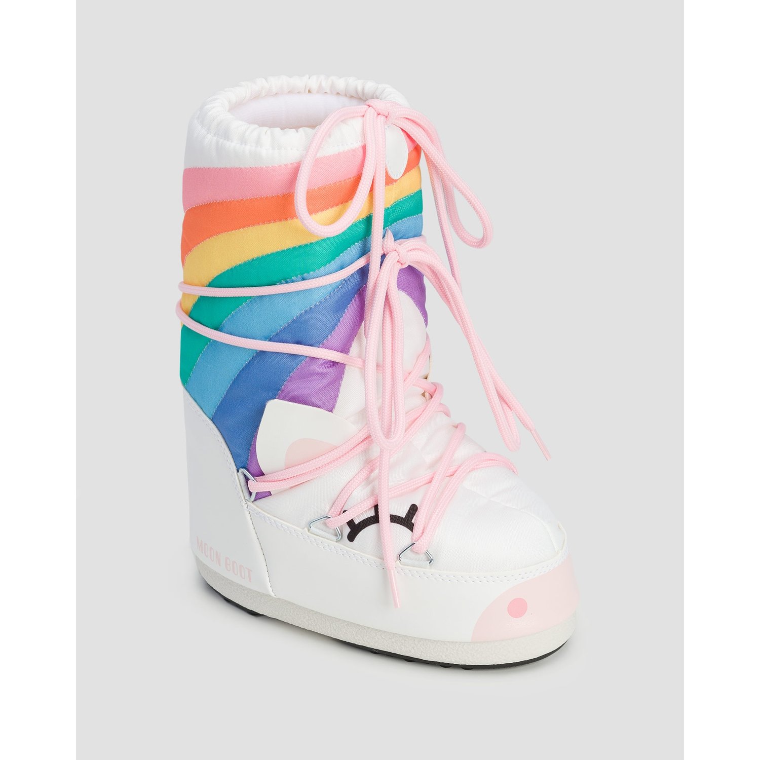 Białe śniegowce Dziecięce Moon Boot Icon Unicorn