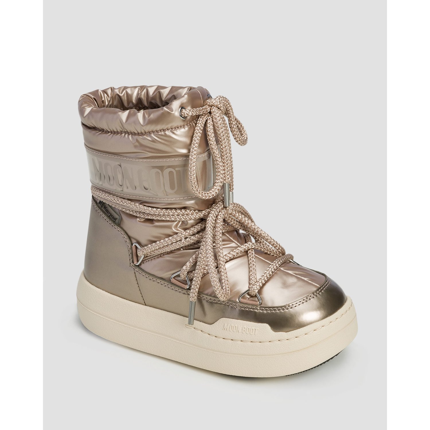 Różowe Buty Zimowe Dziecięce Moon Boot Jr Park Boot