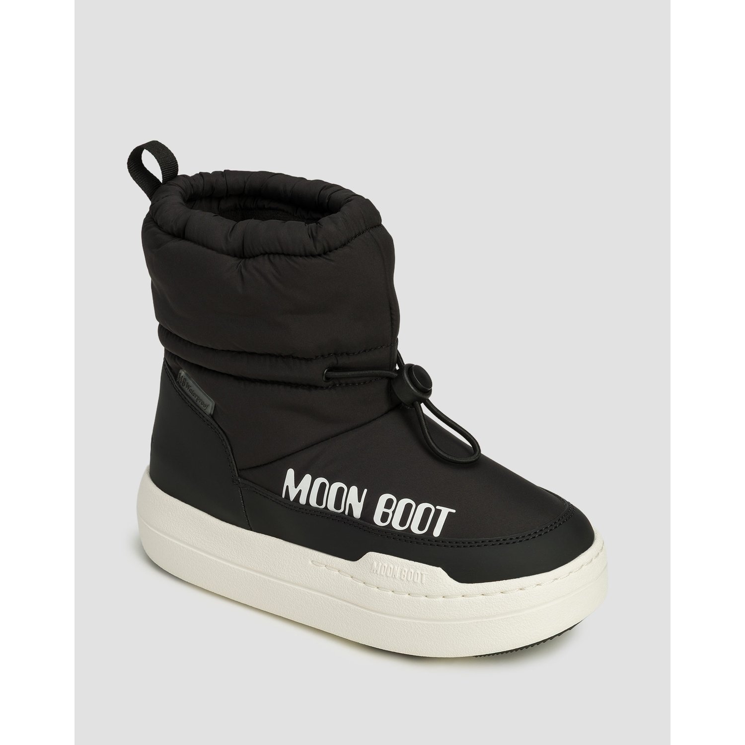 Czarne śniegowce Dziecięce Moon Boot Jr Park Tube Mid Wp