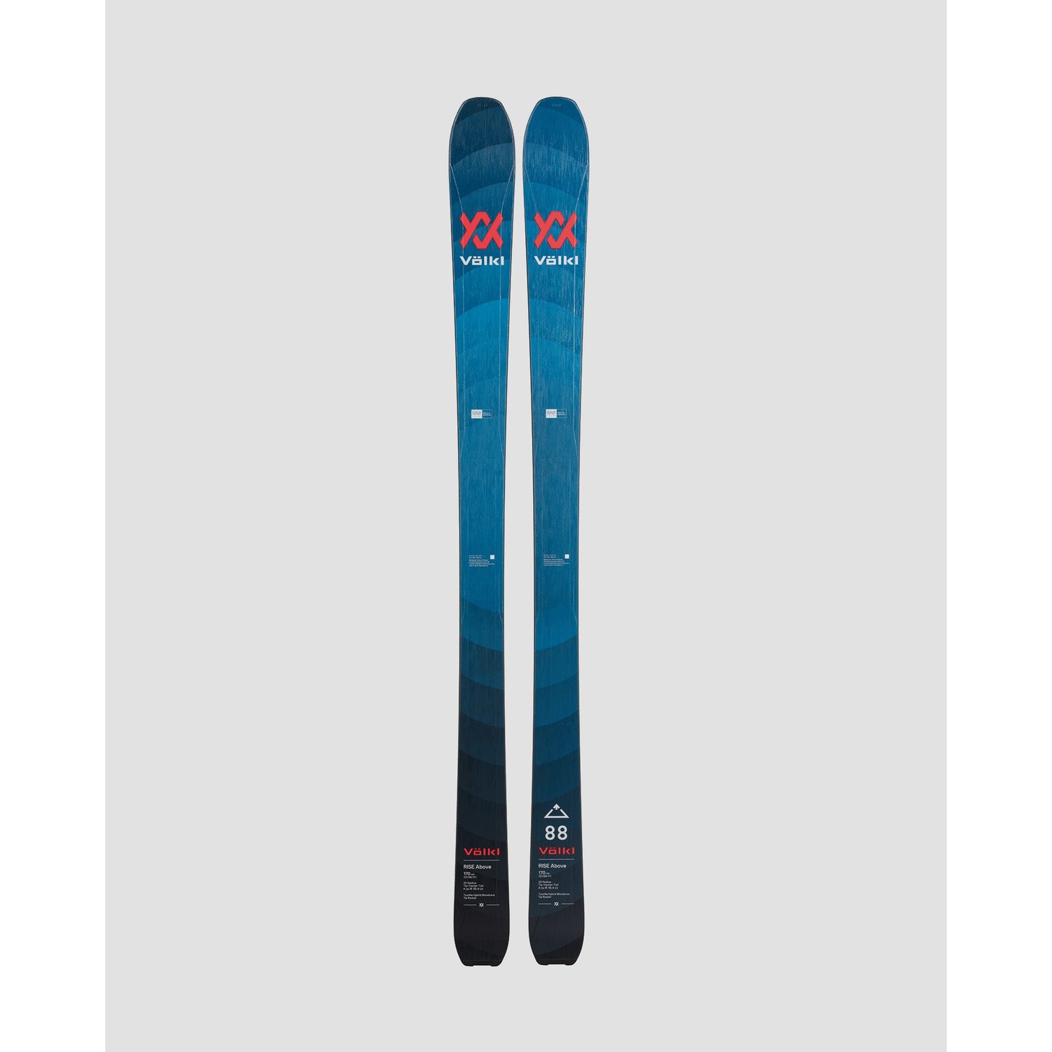 Narty Volkl Rise Above 88 Z Wiązaniami Marker Alpinist Demo 10 90mm Z Płytą Demo 7735w1.ms