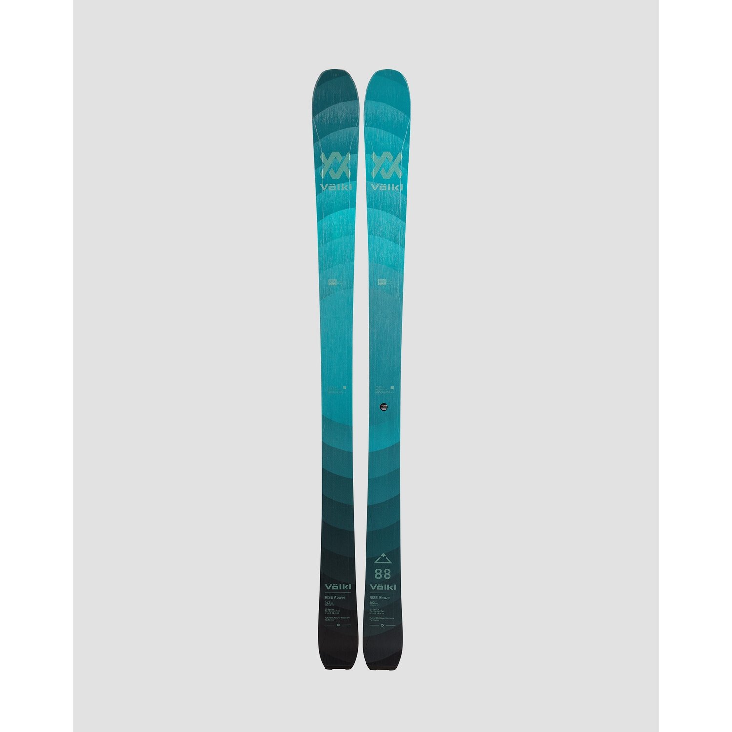 Narty Volkl Rise Above 88 W Z Wiązaniami Marker Alpinist Demo 10 90mm Z Płytą Demo 7735w1.ms