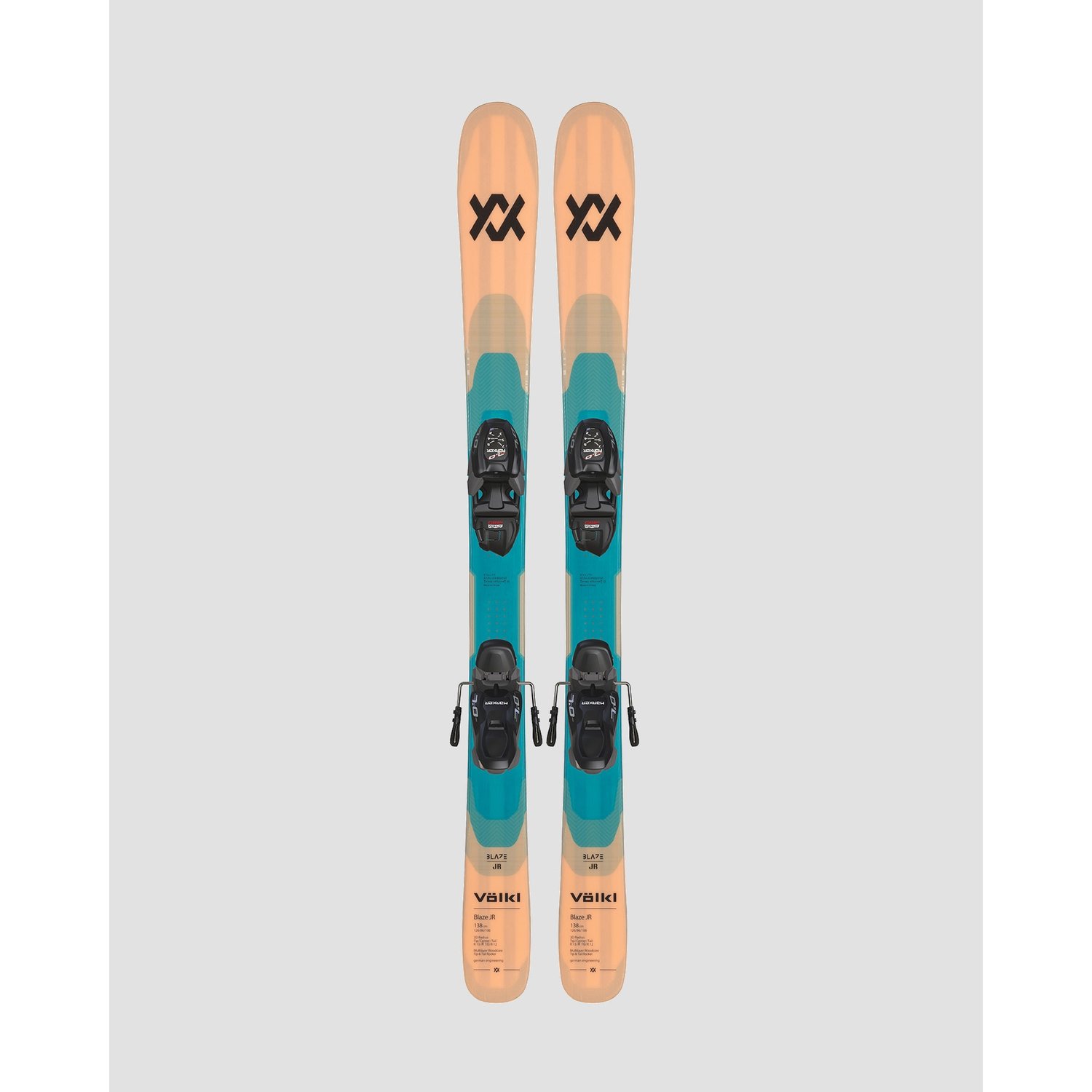 Narty Volkl Blaze Junior Z Wiązaniami Marker 4.5 Vmotion Jr. 86mm 6162x1.vc