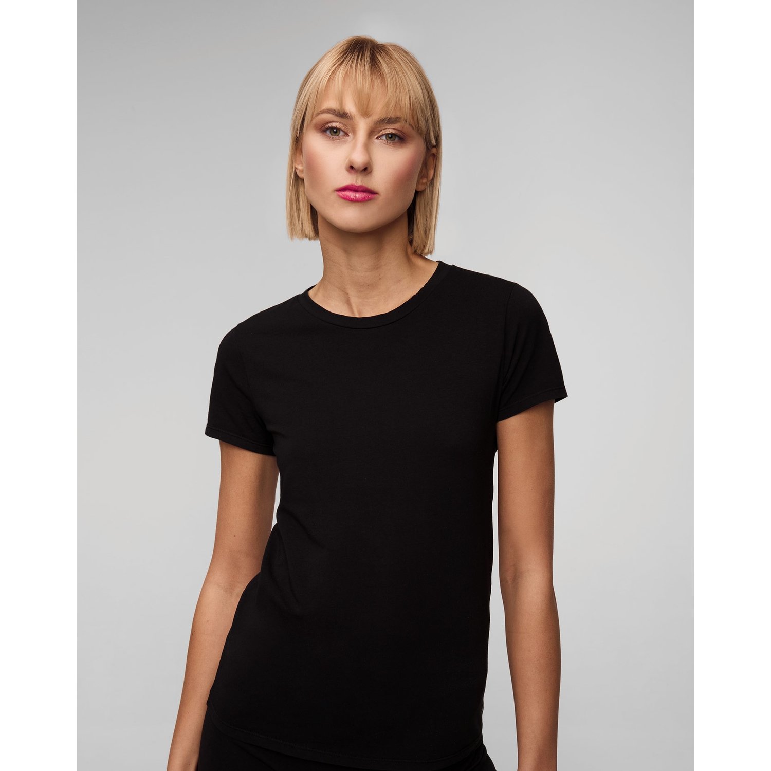 Czarny T-shirt Damski Deha