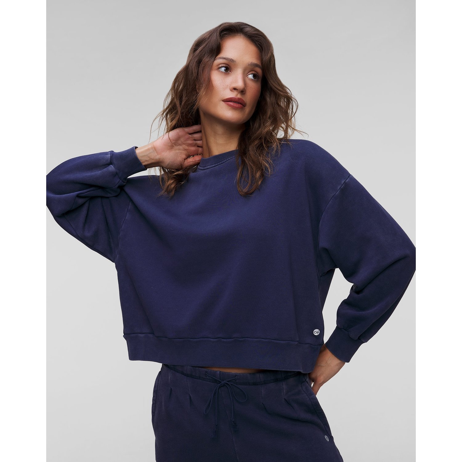 Granatowa Bluza Damska Deha