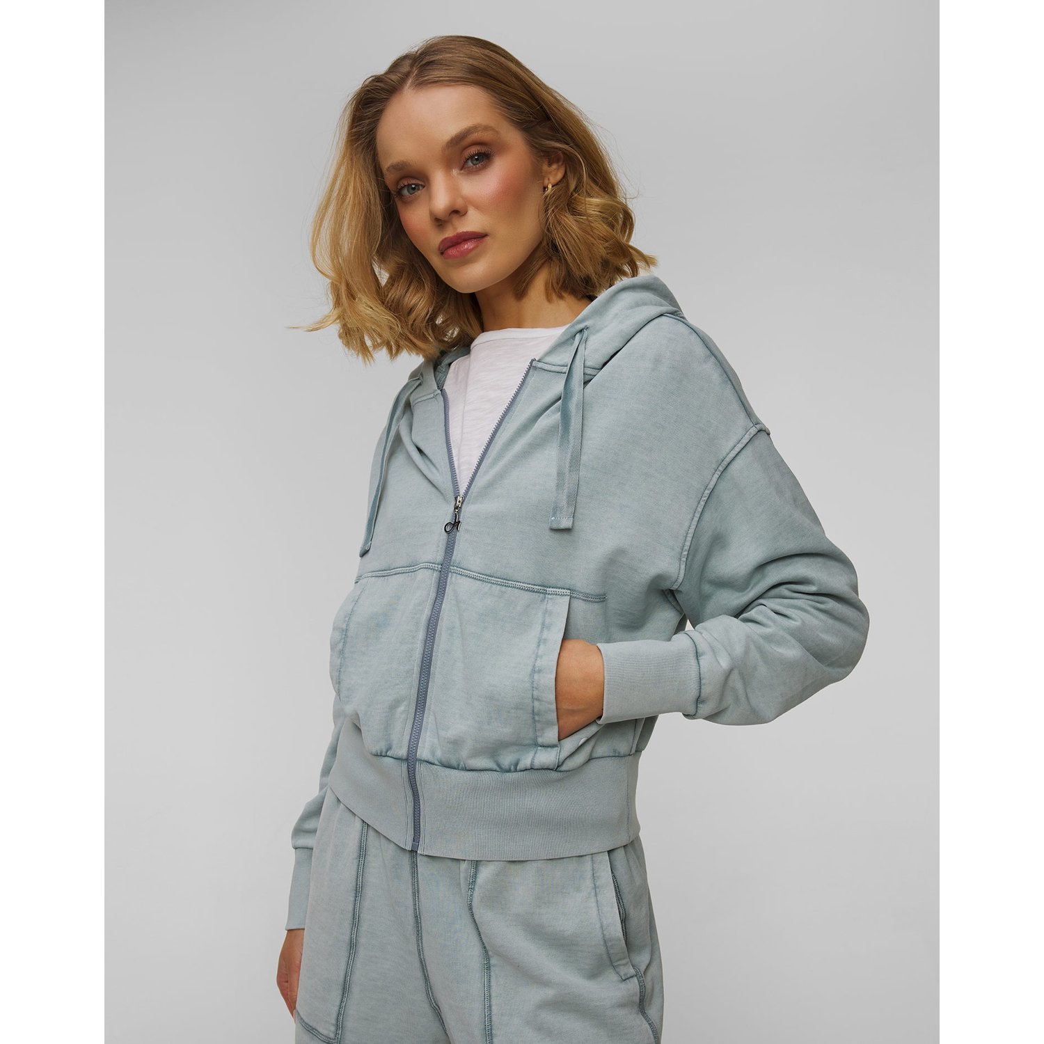 Bluza Rozpinana Z Kapturem Damska Deha