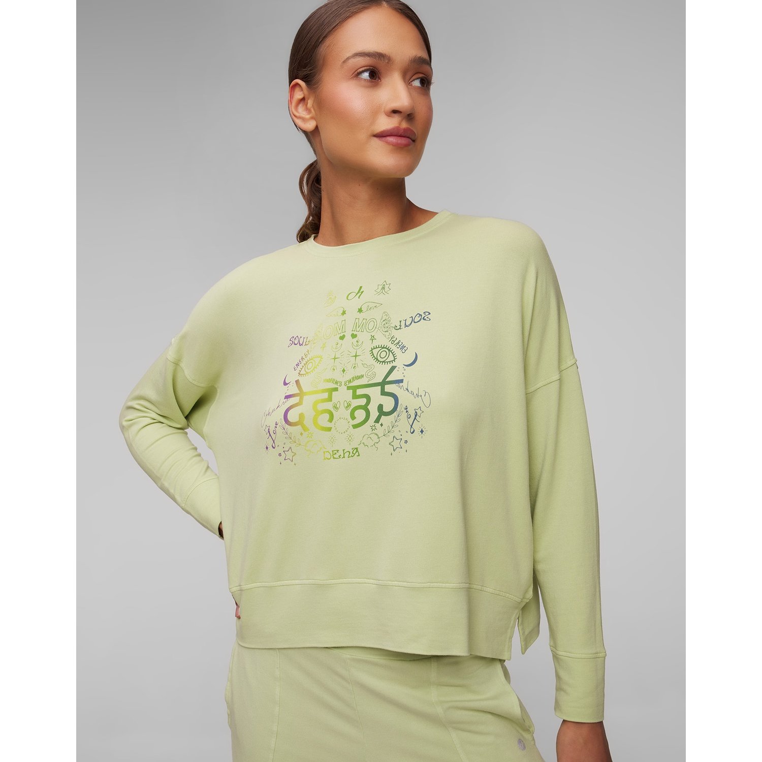 Zielona Bluza Damska Deha