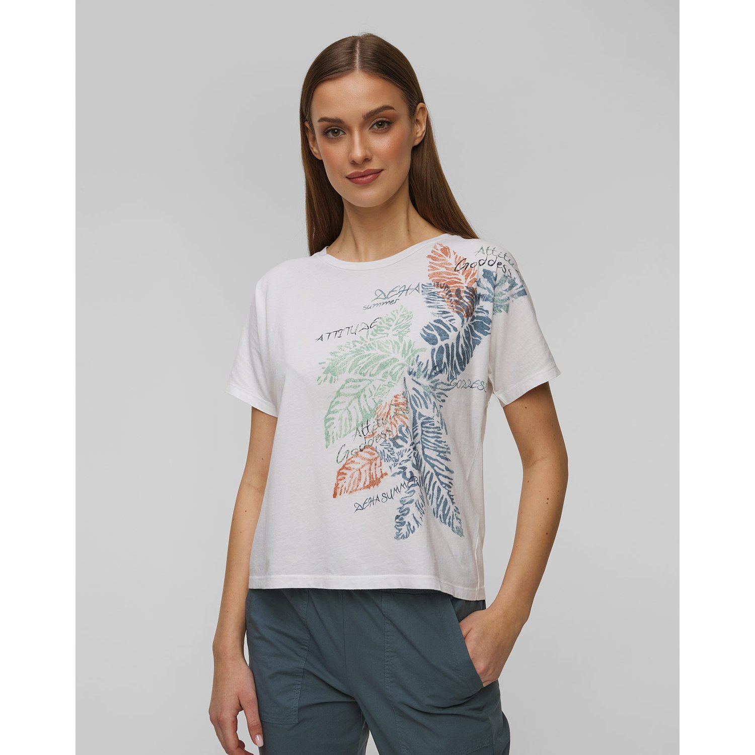 T-shirt Z Bawełny Organicznej Damski Deha