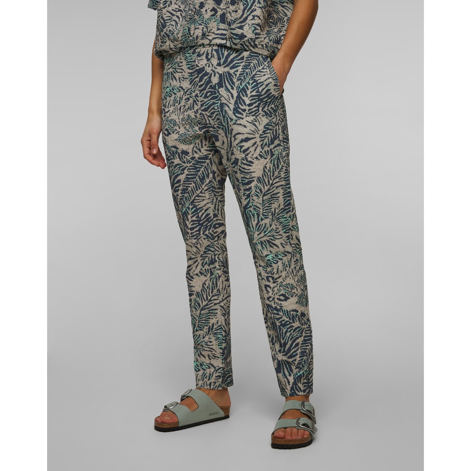 Spodnie Seersucker Damskie Deha