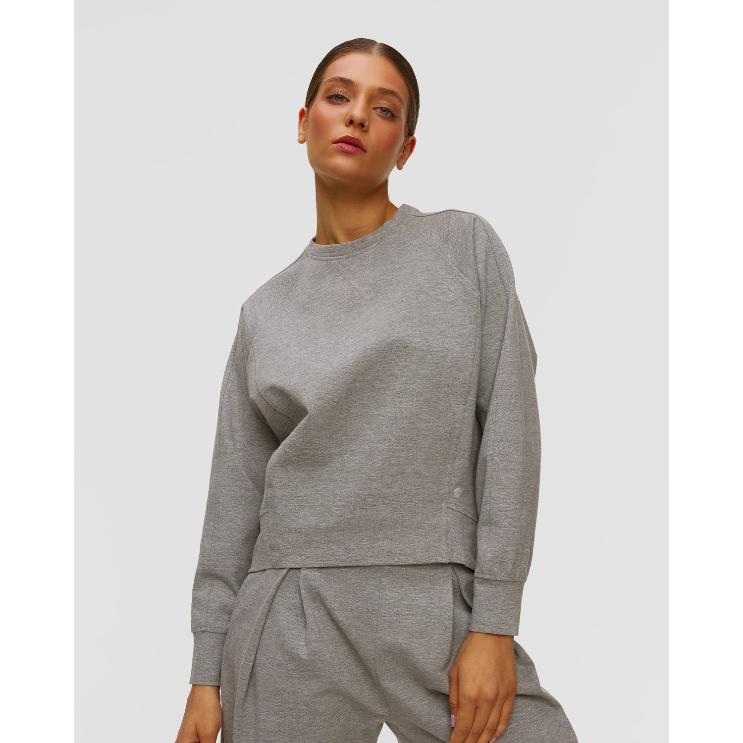 Szara Bluza Damska Deha