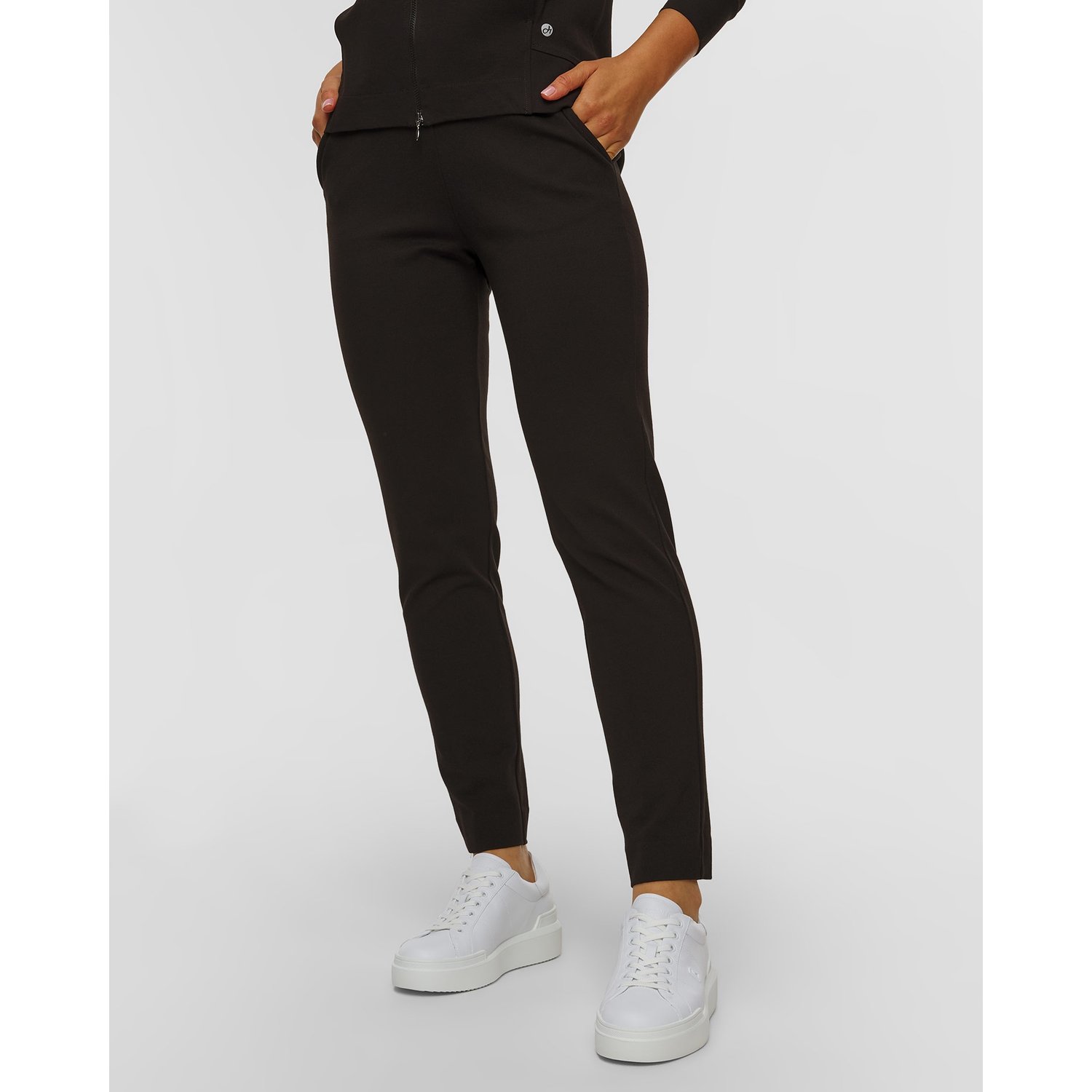 Czarne Spodnie Damskie Deha